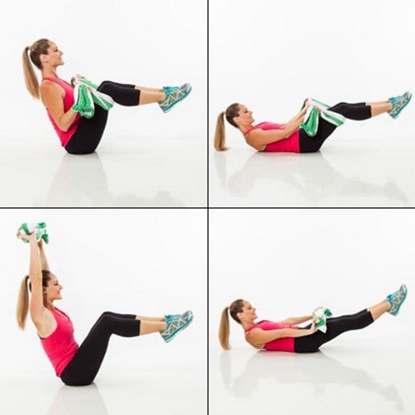  тренировка с полотенцем