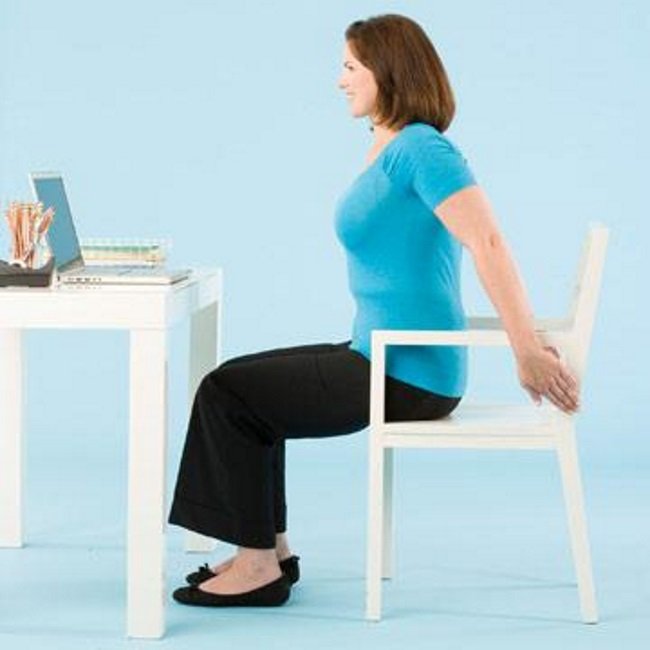 упражнение за рабочем столом