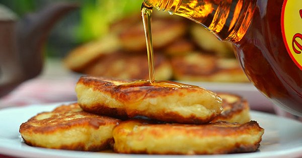 Рецепт ванильных оладий с яблоками. Такими хочется завтракать каждый день!