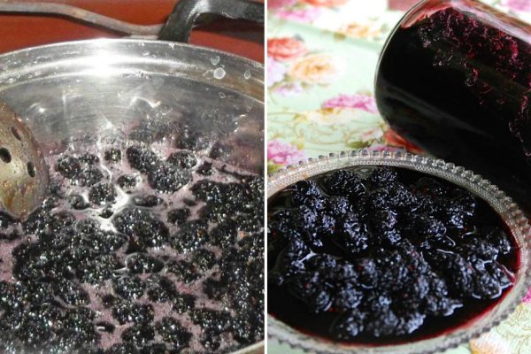 Бабушкина соседка по даче поделилась рецептом варенья из шелковицы, которое на вкус слаще мёда