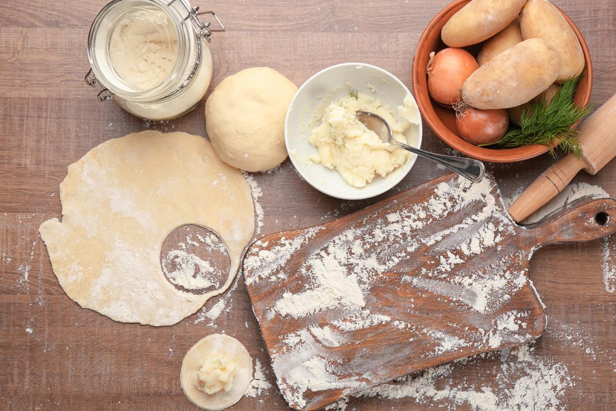 картофельные пироги с сыром