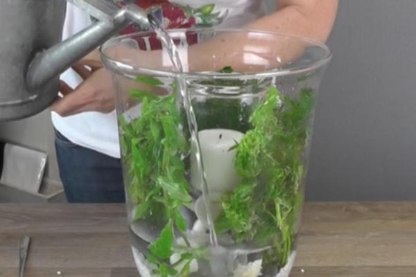 Эта женщина взяла 2 вазы, немного камней и свечу… Когда вода всё заполнила, я был поражен!