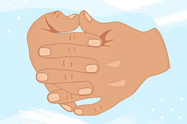 Чтобы определить свой тип личности, переплети пальцы рук и читай результат