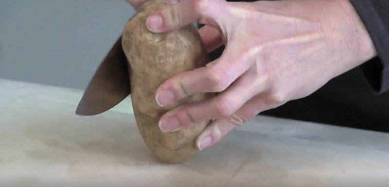 веера из картошки