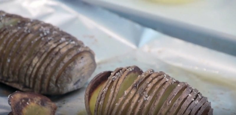 веера из картошки