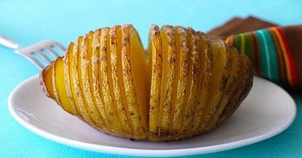 Хрустящие веера! Оригинальный способ приготовления картофеля, который никого не оставит равнодушным!