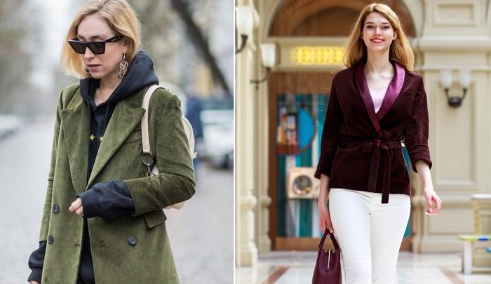 вельветовые пиджаки