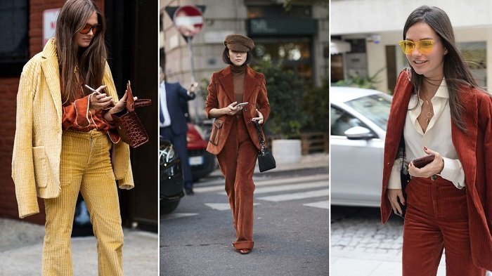 вельветовый костюм