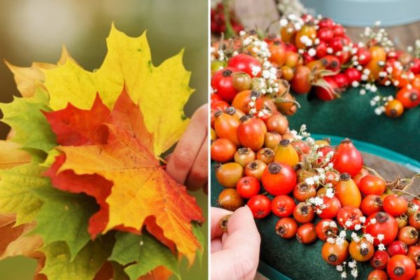 Как украсить дом осенью