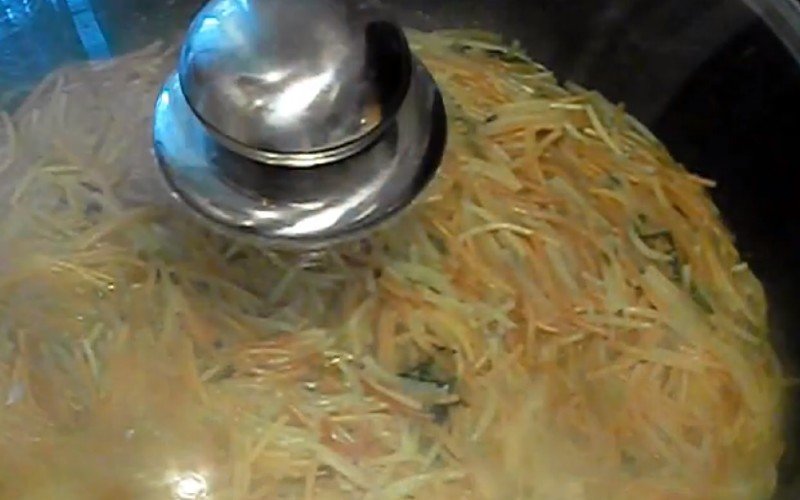 вермишель на сковороде рецепт