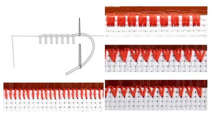 Виды ручных швов с картинками