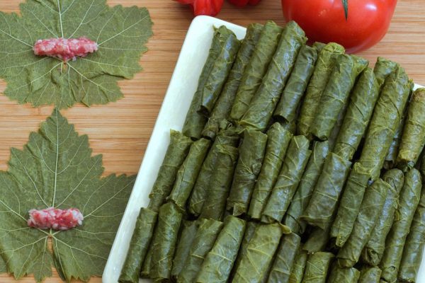 Как заготовить виноградные листья впрок