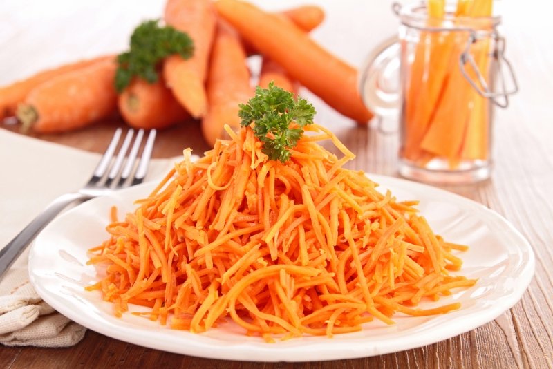 Подборка морковных салатов здоровье
