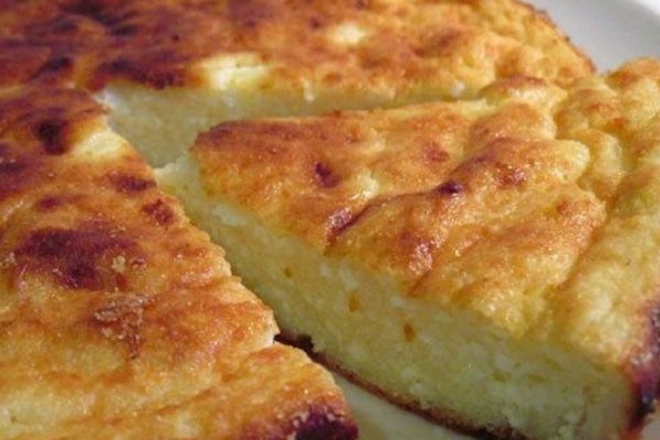 Рецепт творожной запеканки из трех яиц