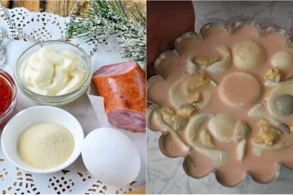 Как бы холодец, только намного изысканнее! Двухцветное заливное для настоящих гурманов.