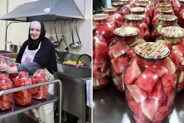 Монастырский рецепт консервированных арбузов