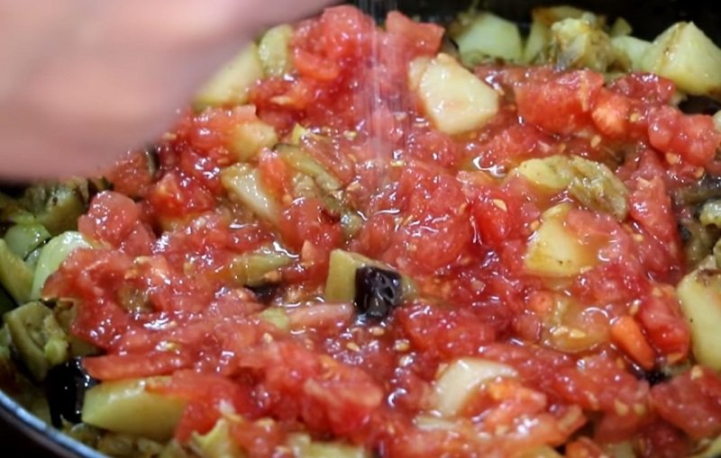 как готовить чыхыртму с баклажанами и картофелем