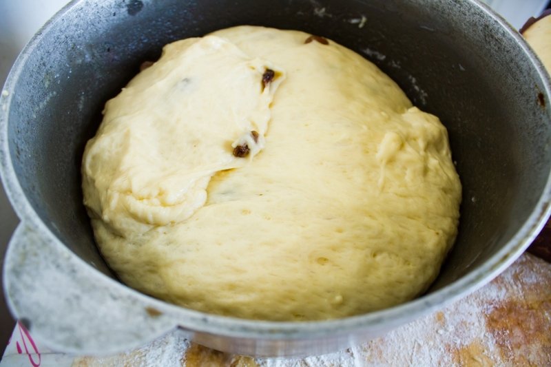 кулич с цукатами