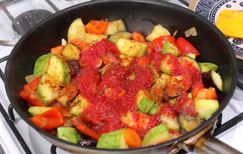 Рецепт овощного рагу Кулинария,Баклажаны,Закуски,Кабачки,Овощи