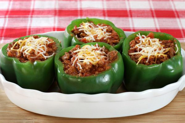 Рецепт фаршированного баклажанами перца