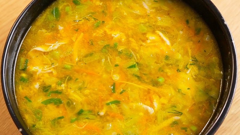 вкусный куриный суп