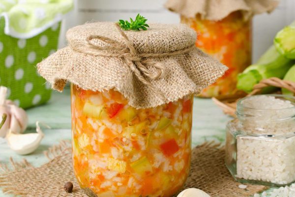 Нужно ли консервировать овощи с рисом
