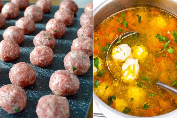 Инструкция по приготовлению капустного супа с фрикадельками