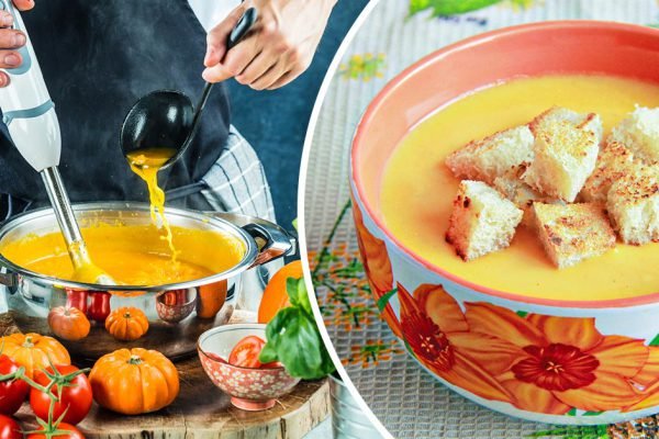 Добряк Уриэль Штерн готовит наивкуснейший суп-пюре из тыквы, есть пару секретов