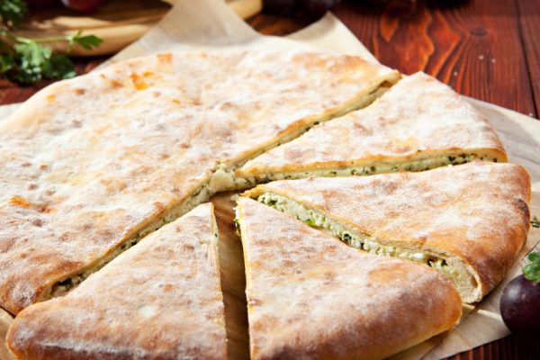 Ossetian Pie with Cheese and Herbs