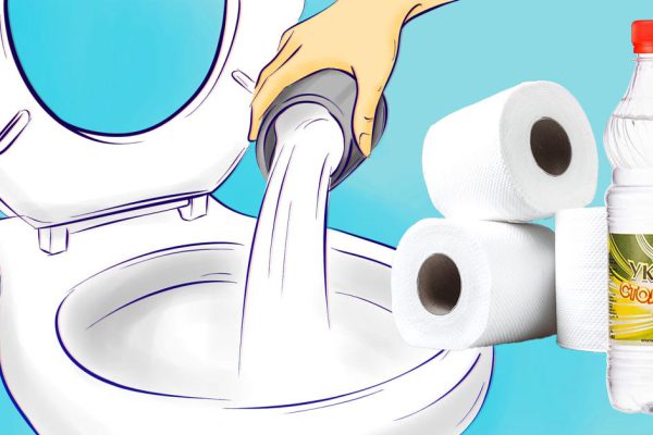 Вечером кладу пропитанную уксусом туалетную бумагу в унитаз, а утром восхищаюсь чистотой