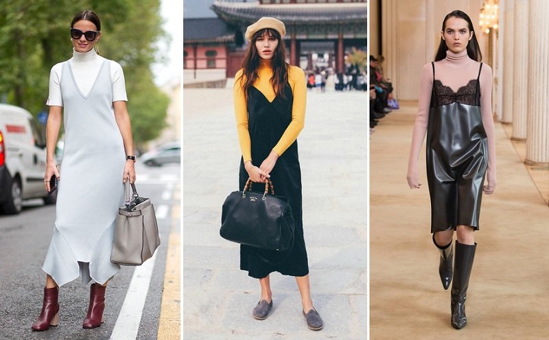 водолазка в рубчик с чем носить