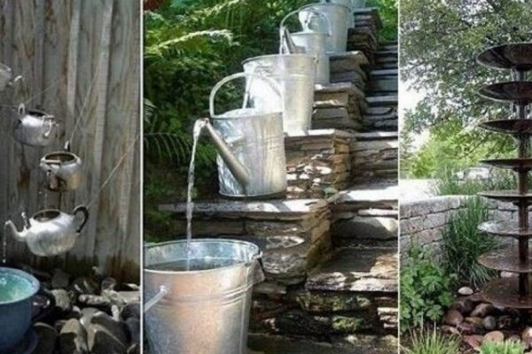 Что делать со старыми ведрами на даче