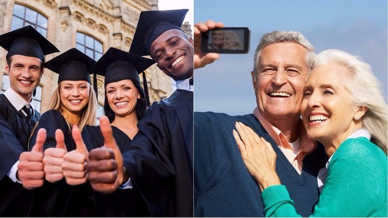 молодые и старые