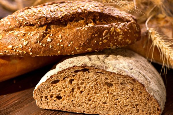 Bakery Bread on a Wooden Table