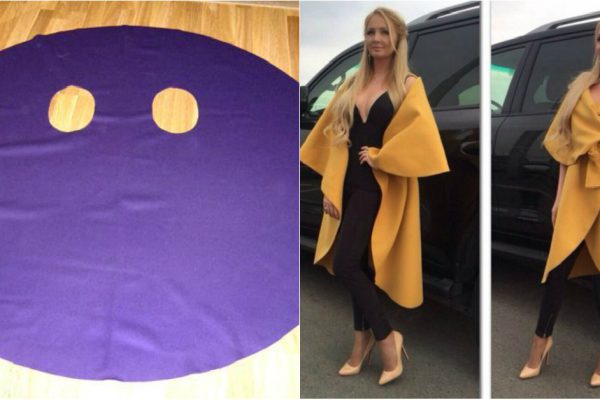 Мастер-класс: как в два счета сшить супермодный кейп-трансформер. Всем подругам на зависть!