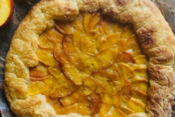Как приготовить галету с персиками