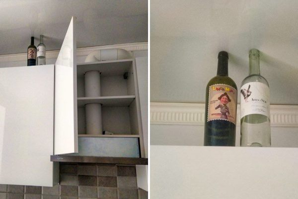 Застилаю газетами или фольгой кухонные шкафы, а также использую каждый сантиметр, без стеснения приглашаю гостей на свою кухню