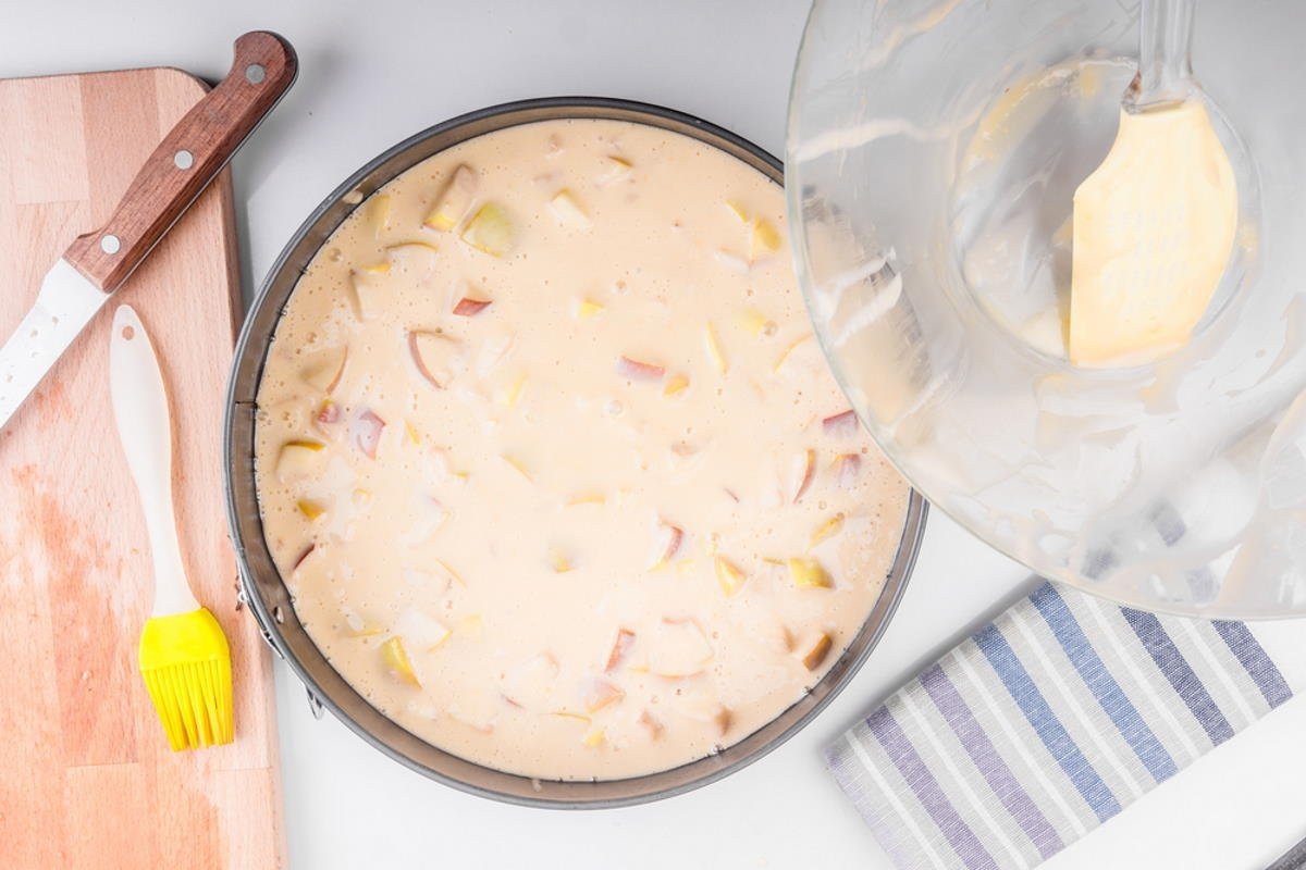 французская шарлотка из хлеба