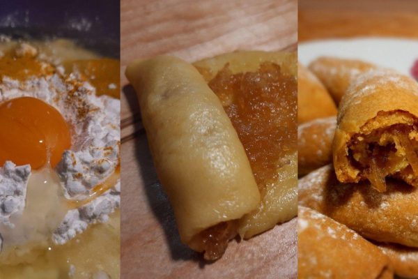 Яблочные трубочки на один укус, после которых муж на покупные даже не посмотрит