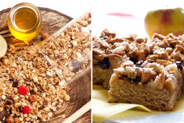 Инструкция по приготовлению яблочного пирога на овсяных хлопьях