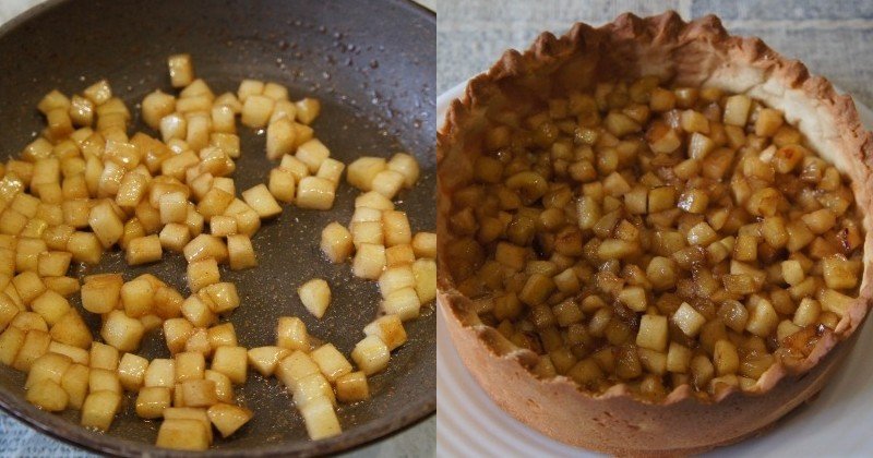 яблочный тарт с корицей