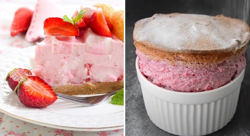 аппетитное суфле из ягод