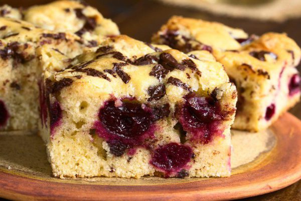 Рецепт постного ягодного пирога