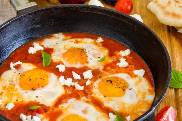 Рецепт хрустящей яичницы в лаваше