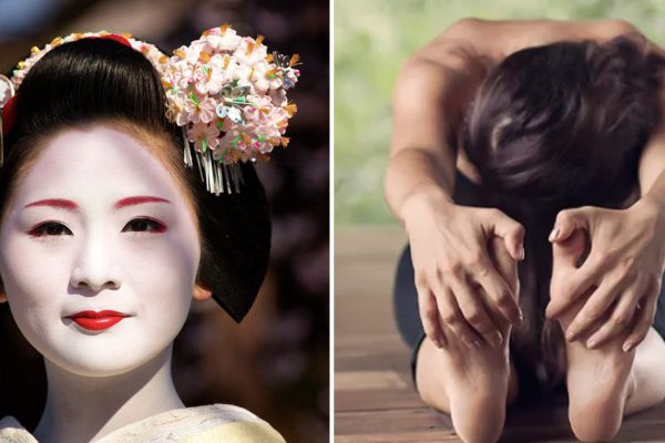 Японская гимнастика макко-хо: секрет неувядающей красоты гейш! Всего 4 упражнения.