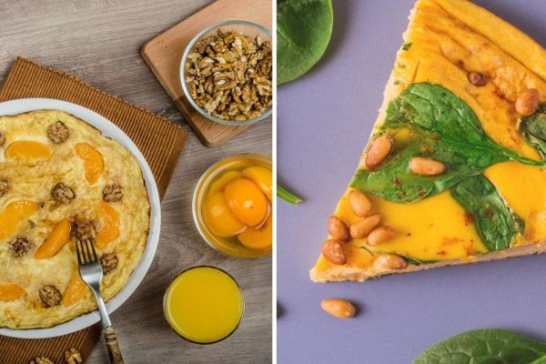 Инструкция по приготовлению яичницы с грецкими орехами