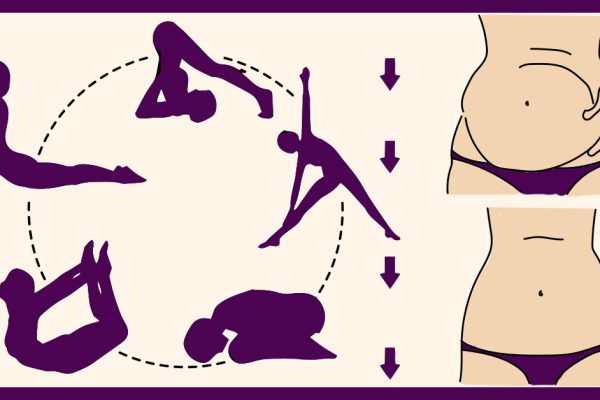 Тянемся и худеем! 5 упражнений для сжигания жира в области живота.