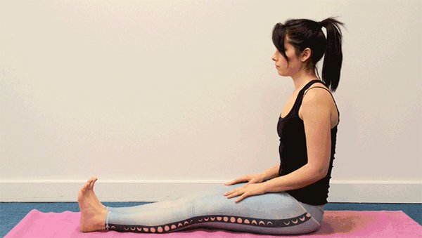 складка к ногам сидя