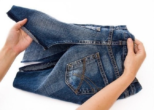 Как сшить из джинс джинсовую