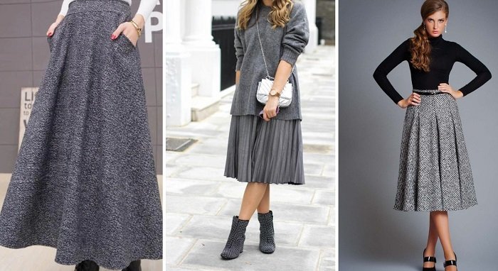 модные юбки из трикотажа